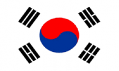 South Korea Flags